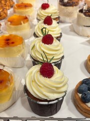 fruit cake with berries