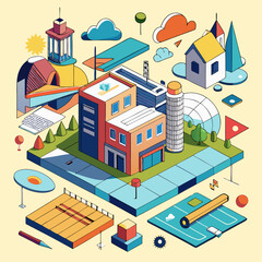 Architectural Drafts Combined with CAD Models for Design, Planning, and Modern Construction Projects