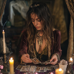 a tarot reader 
