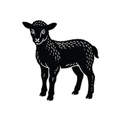 Baby lamb Silhouette