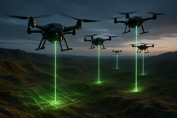 Precision Drone Mapping: Night Scan