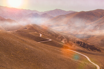 mountain landscape in the morning