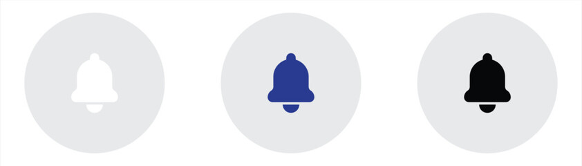 Simple Set of Notification Bell Icon vector