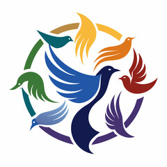 Bird Logo Design, Illustrating Freedom, Nature, Aviation, and Graceful Movement for Branding.