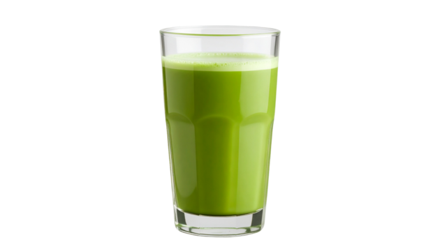 Cultural Fusion Drink: Japanese Matcha + Mexican Horchata Hybrid isolated on white background,
