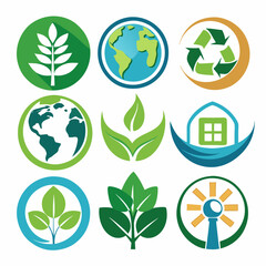 green eco icons