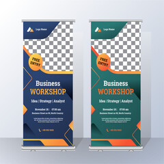 roll up banner design 