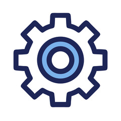gear icon vector illustration