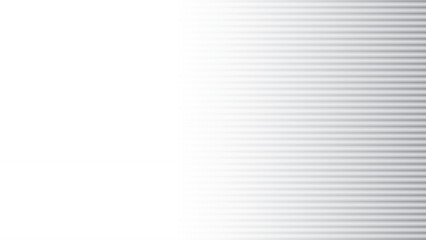 Abstract geometric white and gray color, modern design stripes background with horizontal straight lines, metal sheet pattern. Vector illustration.