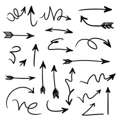 set of vector arrows