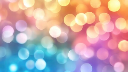 Obraz premium Abstract bokeh background with vibrant colors