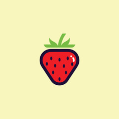 strawberry vector illustration