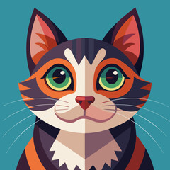 vector illustration of a cat