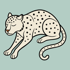 cartoon illustration of a tiger