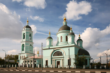 The Church of St. Sergius of Radonezh in Rogozhskaya Sloboda. 19th century. Moscow, Russia