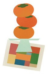 조각보 위에 감