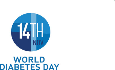 World diabetes day november 14th awareness graphic