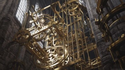 Big Ben clock mechanism.