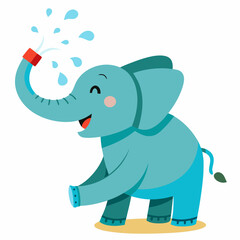 funny elephant cartoon