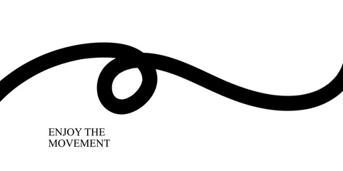 Background with Abstract Gradient Shapes. Pattern with Color Wavy Lines. Rainbow Ribbons