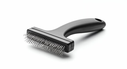 Obraz premium Acrylic pen stand isolated on white background, transparent desk organizer, photorealistic front view