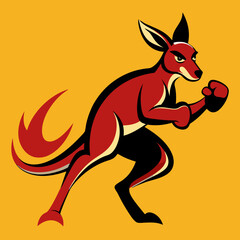 illustration of a kangaroo