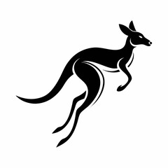 silhouette of a kangaroo