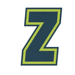 Obraz premium Letter Z collage 