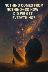 Sufi-Inspired Poster Asking: If Nothing Can’t Create, Who Then Made Everything From Absolute Nothingness?
