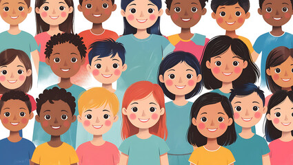 Children Different Nationalities Age Religion