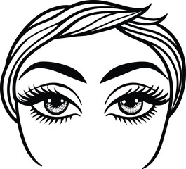 Black and White Cat Illustration Design for Hall 37