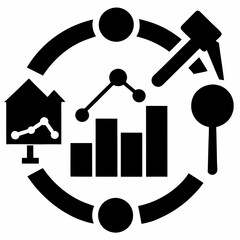 Vector of Data Mining and Analysis – Big Data and Analytics Concept