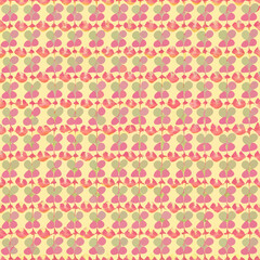 Elegant Rose Pattern Design with Soft Pastel Floral Colors for Textiles and Wallpapers