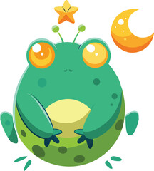 Flat Design Layout for Print or Web Vector