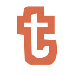 Obraz premium Letter T collage