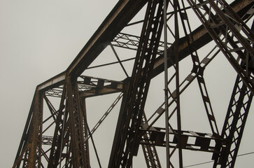 Long Bien Bridge. Hanoi. Vietnam.