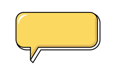 Retro speech bubble. Talk bubble text, chat box, in retro style