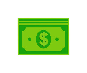 American Dollar paper notes. Cash money. Finance icon. Financial infographic elements and symbols  illustration on transparent background. 
