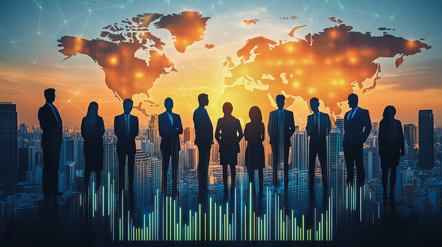 abstract professional business team people innovation connection of line from nail node to node on Smart Innovation city with connection cyber security network reciprocity , networking concept