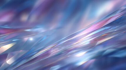 Futuristic Crystal Background with Soft Light for Tech Themes