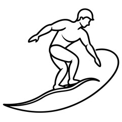 silhouette of a surfer