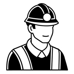construction worker vector illustration