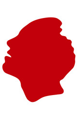 tete  figure visage profil