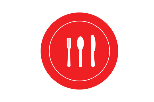 Tablespoon And Fork - Vector
