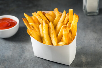 Homemade Fast Food Golden French Fries