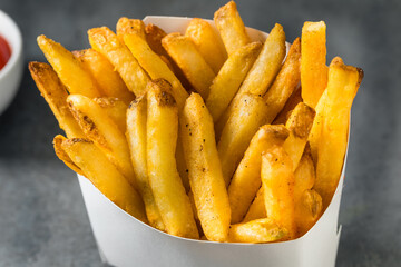 Homemade Fast Food Golden French Fries