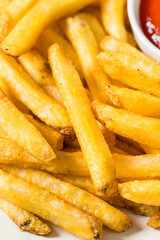 Homemade Fast Food Golden French Fries