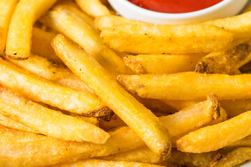 Homemade Fast Food Golden French Fries