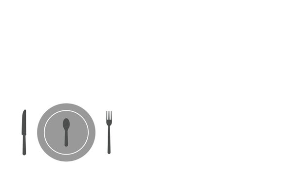 Tablespoon And Fork - Vector