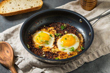 Healthy Chili Crisp Oil Fried Eggs